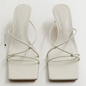 Knot heel sandals from Mango